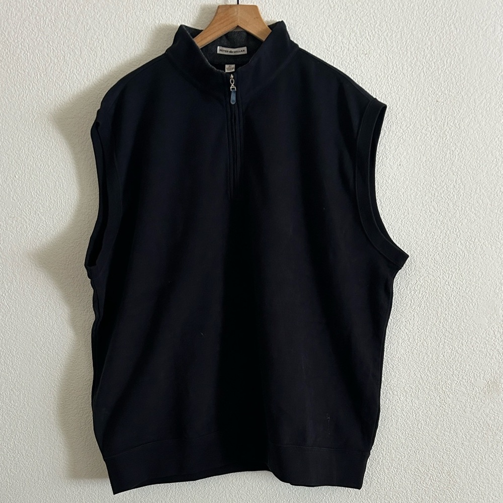 Peter Millar men's quarter-zip vest